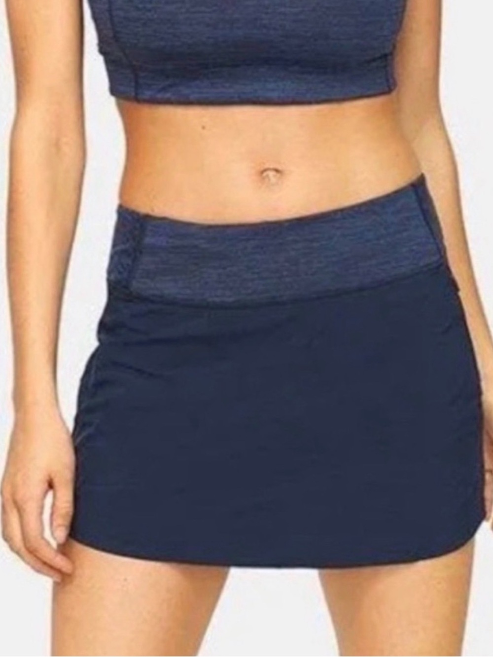 Outdoor Voices Hudson Pull-On Mini Skort Navy Blue